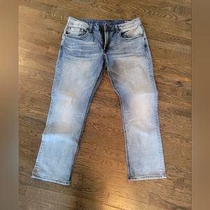Never worn, Buffalo Ash X Slim Stretch Jeans, faded denim, 36 x 30.